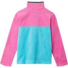 Флисовый пуловер Steens Mountain на кнопке 1/4 — для малышей Columbia, цвет Geyser/Pink Ice
