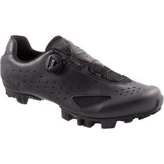 Широкие велосипедные туфли MX177 мужские Lake, цвет Black/Black Reflective