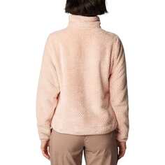 Пуловер Fire Side Sherpa с молнией 1/4 женский Columbia, пыльный розовый