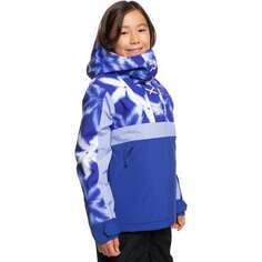 Защитная куртка - для девочек Roxy, цвет Bluing Frozen Flower