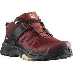 Походные кроссовки X Ultra 4 GTX женские Salomon, цвет Madder Brown/Black/Bleached Sand