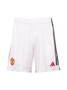Обычные тренировочные брюки ADIDAS PERFORMANCE Manchester United 23/24, белый