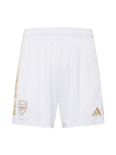 Обычные тренировочные брюки ADIDAS PERFORMANCE FC Arsenal 23/24, белый