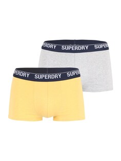 Трусы боксеры Superdry, желтый/светло-серый