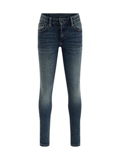 Узкие джинсы We Fashion, темно-синий