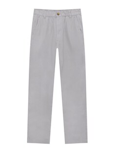 Обычные брюки чинос Pull&amp;Bear, светло-серый