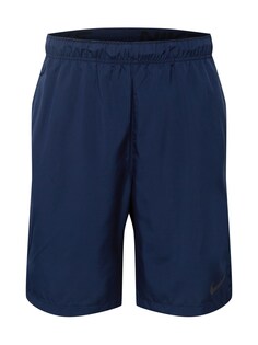Обычные тренировочные брюки Nike, темно-синий/небесно-голубой