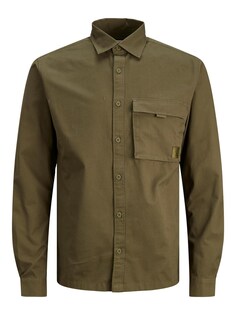 Рубашка на пуговицах стандартного кроя Jack &amp; Jones Junior Dust, оливковое