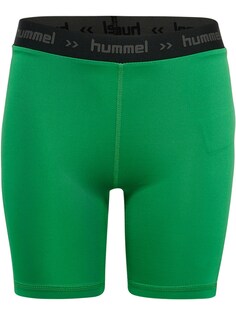 Узкие тренировочные брюки Hummel, зеленый
