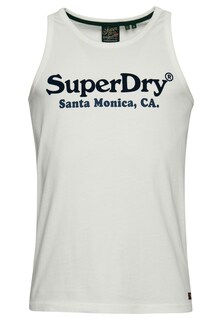 Футболка для выступлений Superdry, шерсть белая