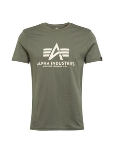 Футболка Alpha Industries, зеленый