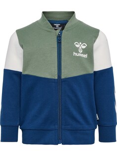 Спортивная толстовка на молнии Hummel Finn, синий кобальт/хаки