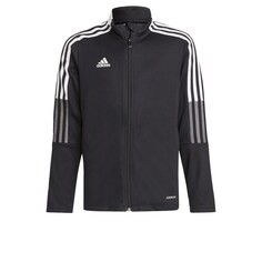 Узкая спортивная куртка ADIDAS PERFORMANCE Tiro 21, черный