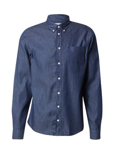 Рубашка на пуговицах стандартного кроя Casual Friday Anton, темно-синий/светло-голубой
