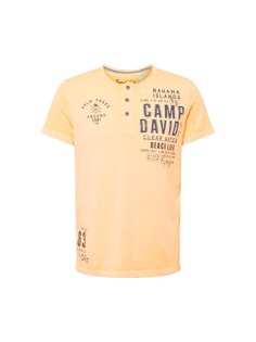 Футболка CAMP DAVID, светло-оранжевый