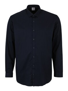 Комфортная рубашка на пуговицах Jack &amp; Jones Plus Blacardiff, темно-синий