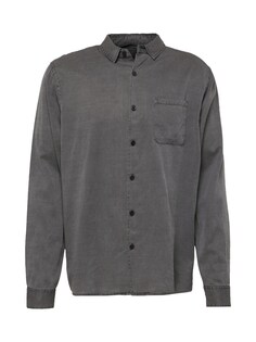 Рубашка на пуговицах стандартного кроя Cotton On Stockholm, пестрый черный