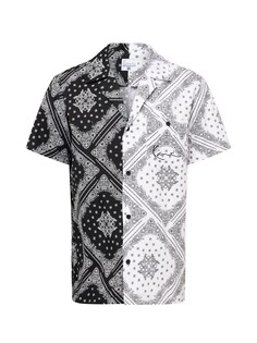 Рубашка на пуговицах стандартного кроя Karl Kani, черно-белый
