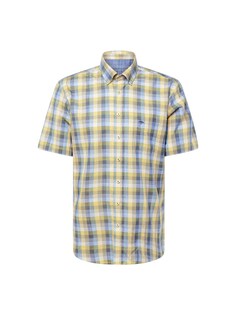 Рубашка на пуговицах стандартного кроя Fynch-Hatton, темно-синий/дымчато-синий