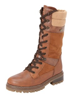 Ботинки на шнуровке Remonte, коричневый/карамель