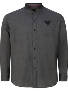 Комфортная рубашка на пуговицах Charles Colby, темно-серый/пестрый серый