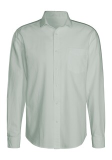 Деловая рубашка стандартного кроя H.I.S, светло-зеленый