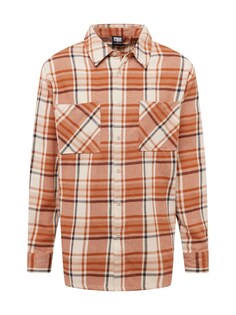 Комфортная рубашка на пуговицах Urban Classics, оранжево-красный