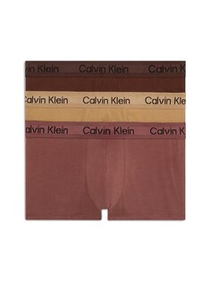 Трусы боксеры Calvin Klein COTTON STRETCH, каштановый/капучино/темно-коричневый