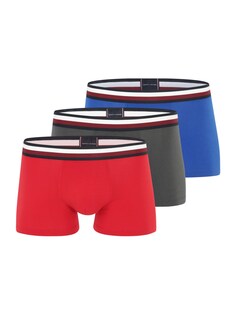 Трусы боксеры Tommy Hilfiger Underwear, синий/темно-серый/красный