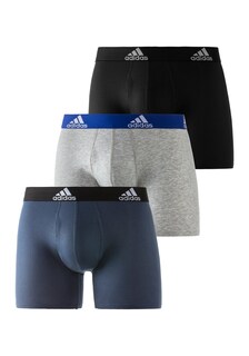 Спортивное нижнее белье Adidas, пыльно-синий/пестрый серый/черный