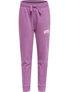 Зауженные брюки Hummel, фиолетовый
