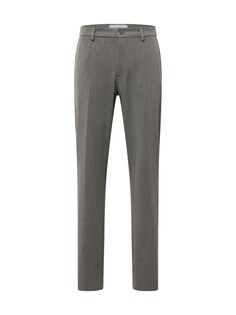 Обычные плиссированные брюки Les Deux Como, темно-серый
