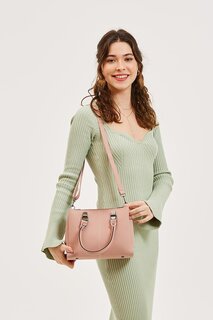 Женская сумка Agnes Multi-Eye Minebag, пудрово-розовый