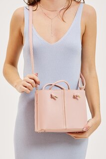 Женская сумка с внутренней молнией Minebag, бледно-розовый