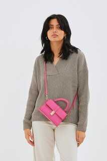 Женская сумка через плечо Biana с длинным ремешком Фуксия Minebag