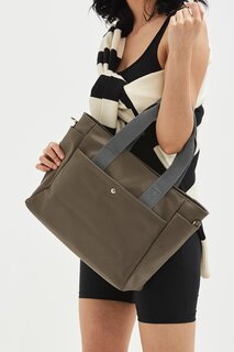 Женская сумка через плечо Milena с длинным ремешком антрацит Minebag
