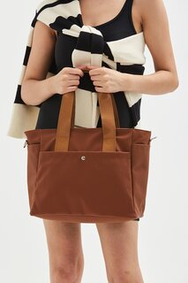 Женская сумка через плечо Milena с длинным ремешком, коричневая Minebag, загар
