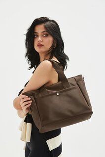 Женская сумка через плечо Milena с длинным ремешком, коричневая Minebag, коричневый