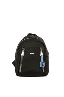 Рюкзак с вертикальной двойной молнией Bagmori, черный
