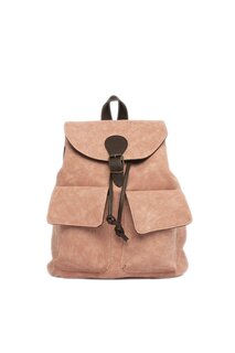 Рюкзак на поясе с двойным карманом Bagmori, пудрово-розовый