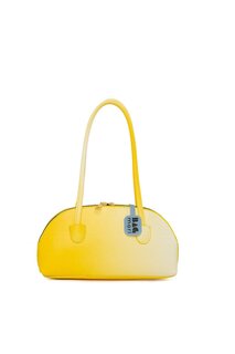 Овальная сумка с градиентом на длинном ремешке Bagmori, желтый