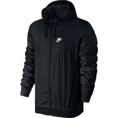 Куртка Nike Windrunner Windbreaker Hoodie, черный