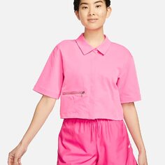 Поло Nike Sportswear Dri-FIT Tech Pack Woven, розовый