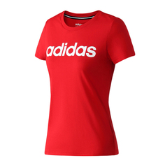 Футболка Adidas NEO Athletic Casual Short Sleeve, красный/белый