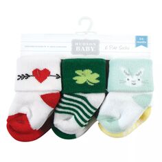 Носки Hudson Baby Unisex Baby Holiday для новорожденных, махровые носки ко Дню святого Валентина Hudson Baby