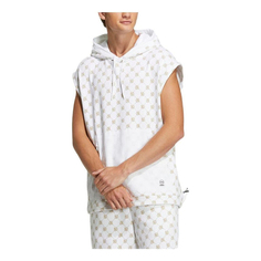 Майка Men&apos;s adidas neo Logo Full Print Zipper Kangaroo IB5859, белый