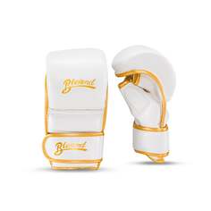Перчатки Blegend MMA Champion 3x, белый / золотой