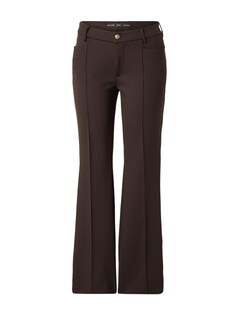 Расклешенные брюки со складками MAC DREAM, темно коричневый