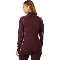 Топ Lifa Merino Midweight с молнией 1/2 женский Helly Hansen, цвет Hickory