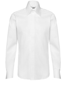 Рубашка узкого кроя на пуговицах Karl Lagerfeld, белый